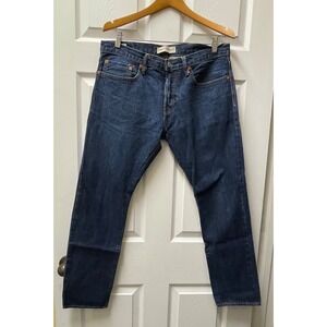 Gap Jeans Mens 34x28(29) Kaihara Japanese Selvedge Denim Skinny Faded Dark *